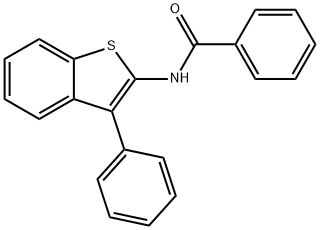 N-(3-Phenylbenzo[b]thiophen-2-yl)benzamide Structure
