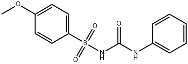 1-(4-Methoxyphenylsulfonyl)-3-phenylurea 구조식 이미지