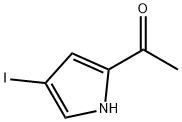 2-ACETYL-4-IODOPYRROLE Structure