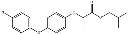 2-methylpropyl 2-[4-(4-chlorophenoxy)phenoxy]propanoate Structure