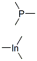 trimethyl(trimethylphosphine)indium Structure