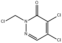 2-CHLOROMETHYL-4,5-DICHLOROPYRIDAZIN-3(2H)-ONE 구조식 이미지