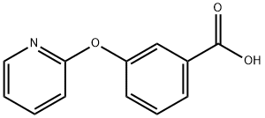 3-(Pyrid-2-yloxy)benzoic acid Structure