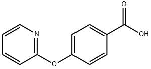 4-(PYRID-2-YLOXY)벤조산 구조식 이미지