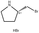 L-2-(브로모메틸)피롤리딘하이드로브로마이드 구조식 이미지