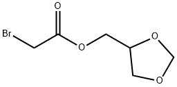 1,3-dioxolan-4-ylmethyl bromoacetate  Structure