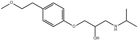 Metoprolol Structure