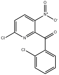(6-chloro-3-nitro-2-pyridyl) (2-chlorophenyl) ketone Structure