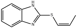 1H-Benzimidazole,2-(1-propenylthio)-,(Z)-(9CI) 구조식 이미지