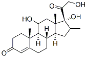 16-Methylepihydrocortisone 구조식 이미지