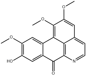 9-Hydroxy-1,2,10-trimethoxy-7H-dibenzo[de,g]quinolin-7-one 구조식 이미지
