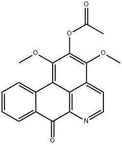 2-Acetoxy-1,3-dimethoxy-7H-dibenzo[de,g]quinolin-7-one 구조식 이미지
