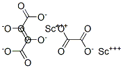 oxalic acid, scandium salt Structure