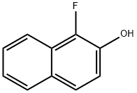 2-Naphthalenol,  1-fluoro- Structure