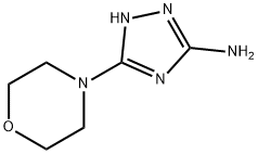 5-(4-morpholinyl)-1H-1,2,4-triazol-3-amine(SALTDATA: FREE) 구조식 이미지