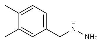 (3,4-DIMETHYL-BENZYL)-HYDRAZINE Structure