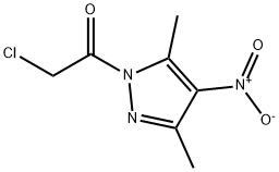 1H-Pyrazole, 1-(chloroacetyl)-3,5-dimethyl-4-nitro- (9CI) Structure