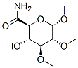 알파-D-글루코피라노시두론아미드,메틸2,3-디-O-메틸- 구조식 이미지