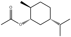 [1S-(1alpha,2beta,5alpha)]-5-(isopropyl)-2-methylcyclohexyl acetate Structure