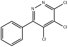 3,4,5-TRICHLORO-6-PHENYLPYRIDAZINE Structure