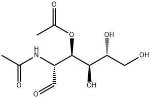 2-ACETAMIDO-3-O-ACETYL-2-DEOXY-D-GLUCOPYRANOSE 구조식 이미지
