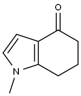 6,7-dihydro-1-Methyl-1H-indol-4(5H)-one Structure