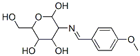 6-(hydroxymethyl)-3-[(4-methoxyphenyl)methylideneamino]oxane-2,4,5-tri ol 구조식 이미지