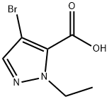 4-bromo-1-ethyl-1H-pyrazole-5-carboxylic acid(SALTDATA: FREE) Structure