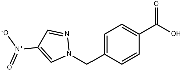 4-[(4-nitro-1H-pyrazol-1-yl)methyl]benzoic acid Structure