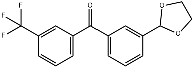 3-(1,3-DIOXOLAN-2-YL)-3'-TRIFLUOROMETHYLBENZOPHENONE Structure