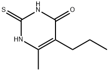 6-Methyl-5-propyl-2-sulfanylidene-1,2,3,4-tetrahydropyrimidin-4-one Structure