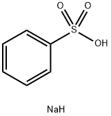 Benzenesulfonic acid sodium salt 구조식 이미지