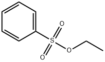 Ethyl benzenesulphonate 구조식 이미지