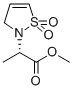 2(3H)-ISOTHIAZOLEACETIC ACID, ALPHA-METHYL-, METHYL ESTER, 1,1-DIOXIDE, (ALPHAS) Structure