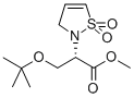 2(3H)-이소티아졸아세트산,알파-[(1,1-디메틸레톡시)메틸]-,메틸에스테르,1,1-이산화물,(알파스) 구조식 이미지