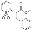 2H-1,2-THIAZINE-2-아세트산,3,6-디하이드로-알파-(페닐메틸)-,메틸에스테르,1,1-디옥사이드,(알파스) 구조식 이미지