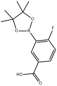 3-METHYL-4-(4,4,5,5-TETRAMETHYL-1,3,2-DIOXABOROLAN-2-YL)BENZOIC ACID Structure