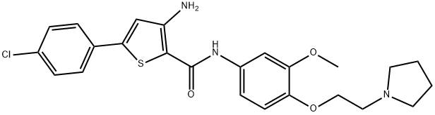 3-AMINO-5-(4-CHLOROPHENYL)THIOPHENE-2-CARBOXAMIDE 구조식 이미지