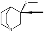 1-Azabicyclo[2.2.2]octane,3-ethynyl-3-methoxy-,(3R)-(9CI) Structure