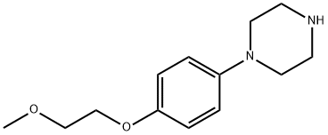 1-[4-(2-METHOXY-ETHOXY)-PHENYL]-PIPERAZINE Structure