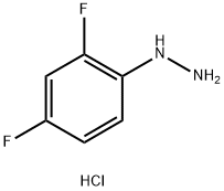 2,4-Difluorophenylhydrazine hydrochloride 구조식 이미지