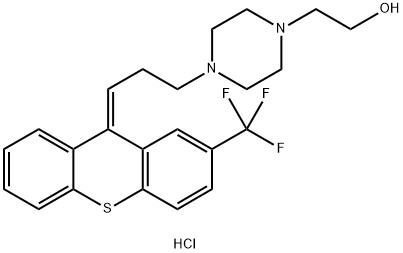 cis-Flupentixol hydrochloride 구조식 이미지