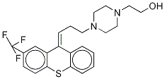 트랜스-(E)-플루펜티솔디히드로클로라이드 구조식 이미지
