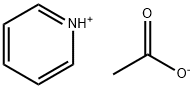 Pyridinium acetate 구조식 이미지