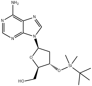 3'-O-(tert-butyldiMethylsilyl)-2'-deoxyadenosine Structure