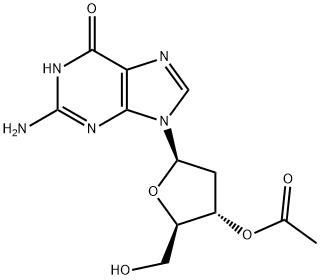 3'-O-ACETYL-2'-DEOXYGUANOSINE Structure