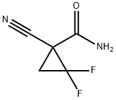 Cyclopropanecarboxamide, 1-cyano-2,2-difluoro- (9CI) Structure