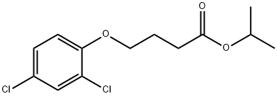 isopropyl 4-(2,4-dichlorophenoxy)butyrate 구조식 이미지