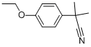 2-(4-ETHOXYPHENYL)-2-METHYL PROPIONITRILE 구조식 이미지