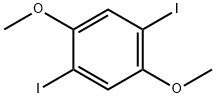 1,4-DIIODO-2,5-DIMETHOXYBENZENE 구조식 이미지